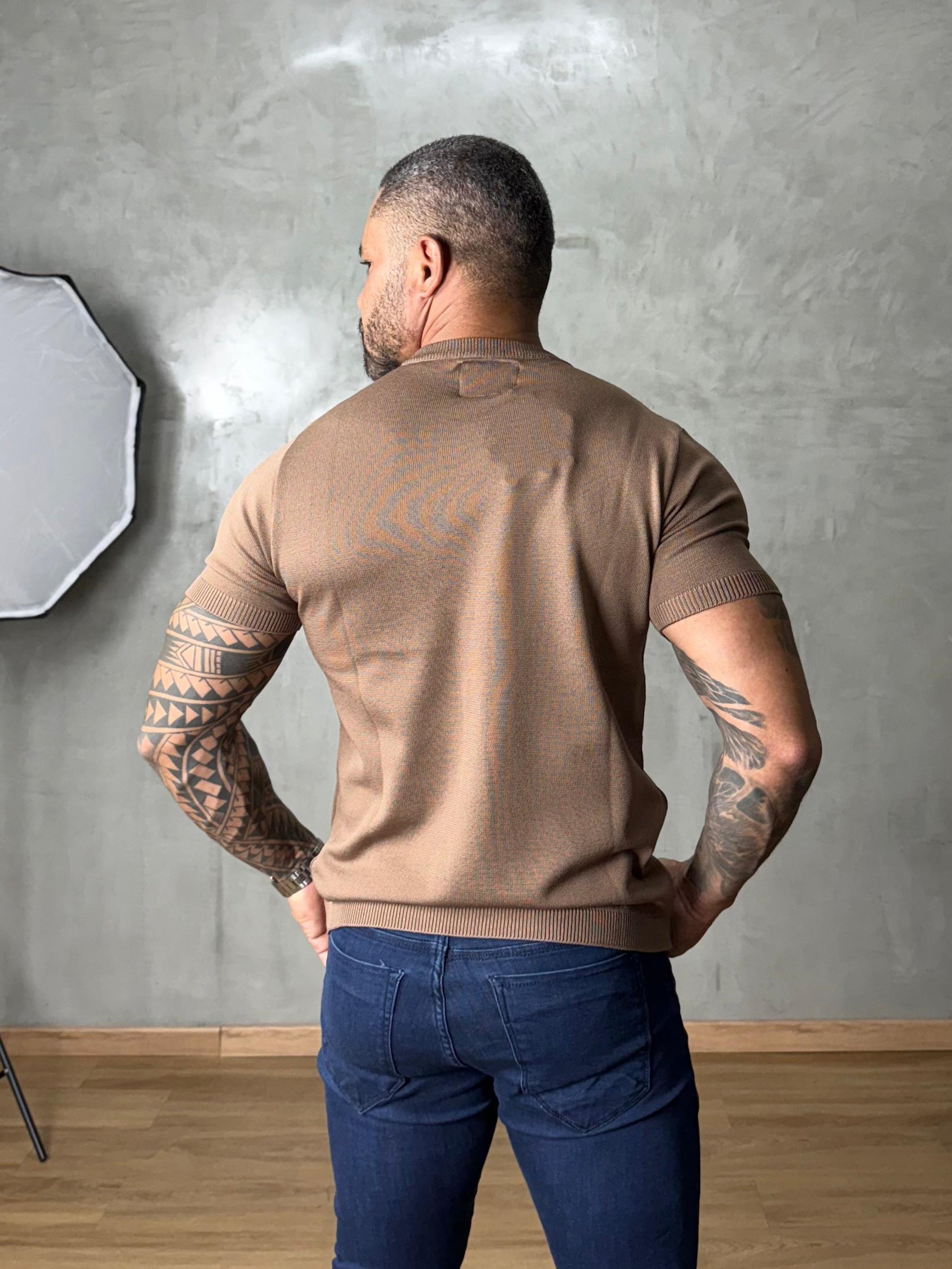 Camisa de Trico Lisa True Hero