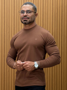 Camisa Canelada Gola Media Manga Longa True Hero