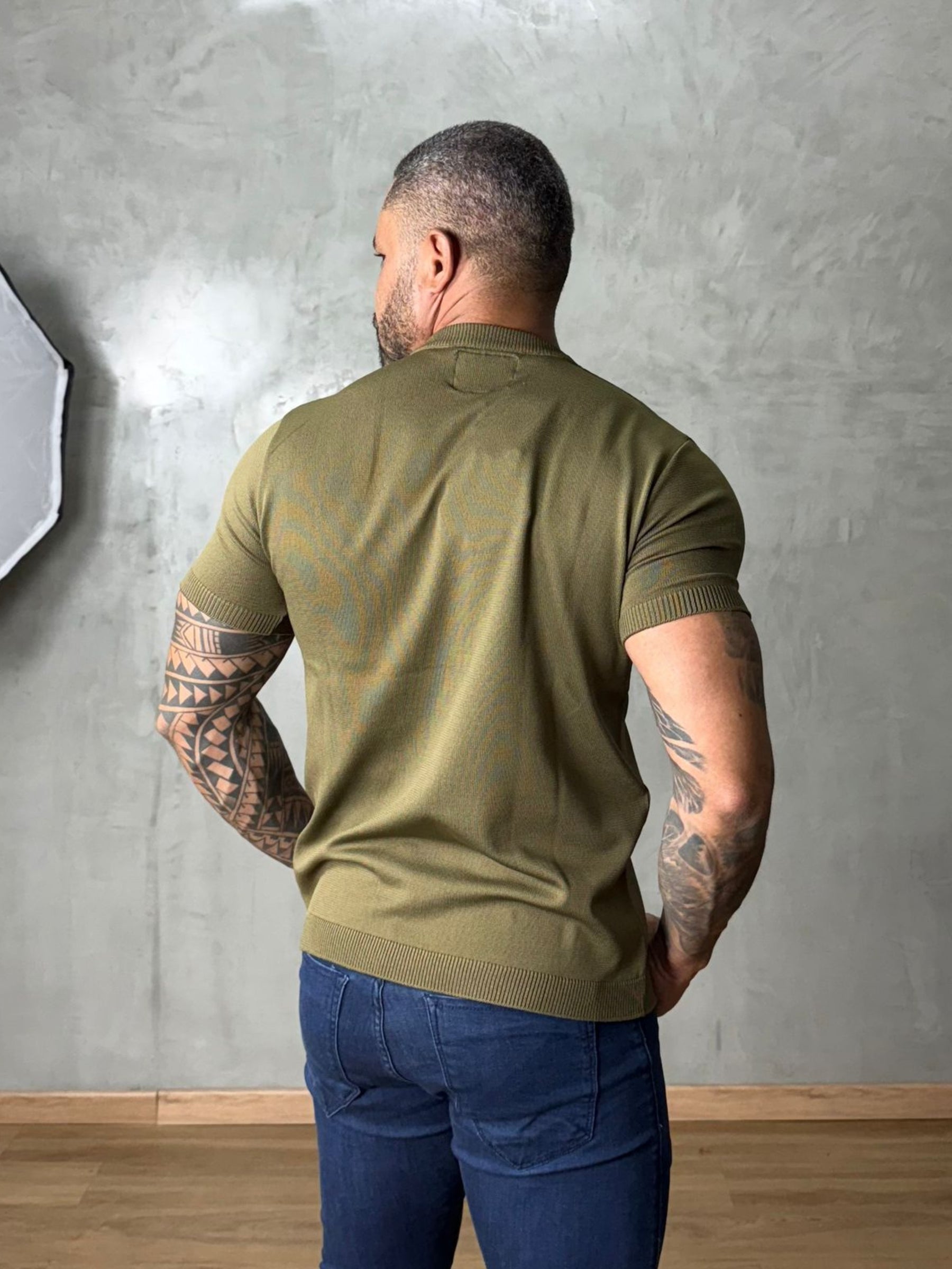 Camisa de Trico Lisa True Hero