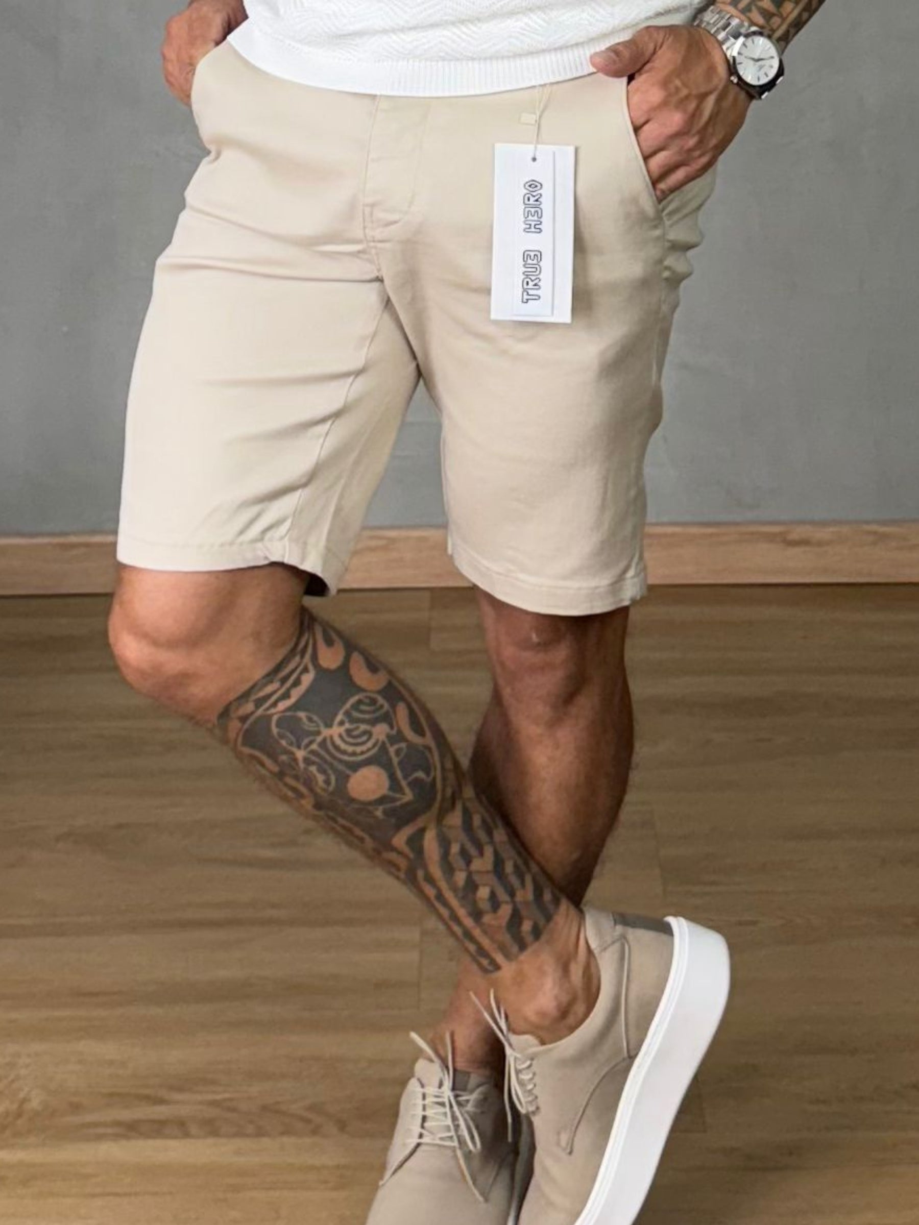 Bermuda Alfaiataria Sarja Premium True Hero