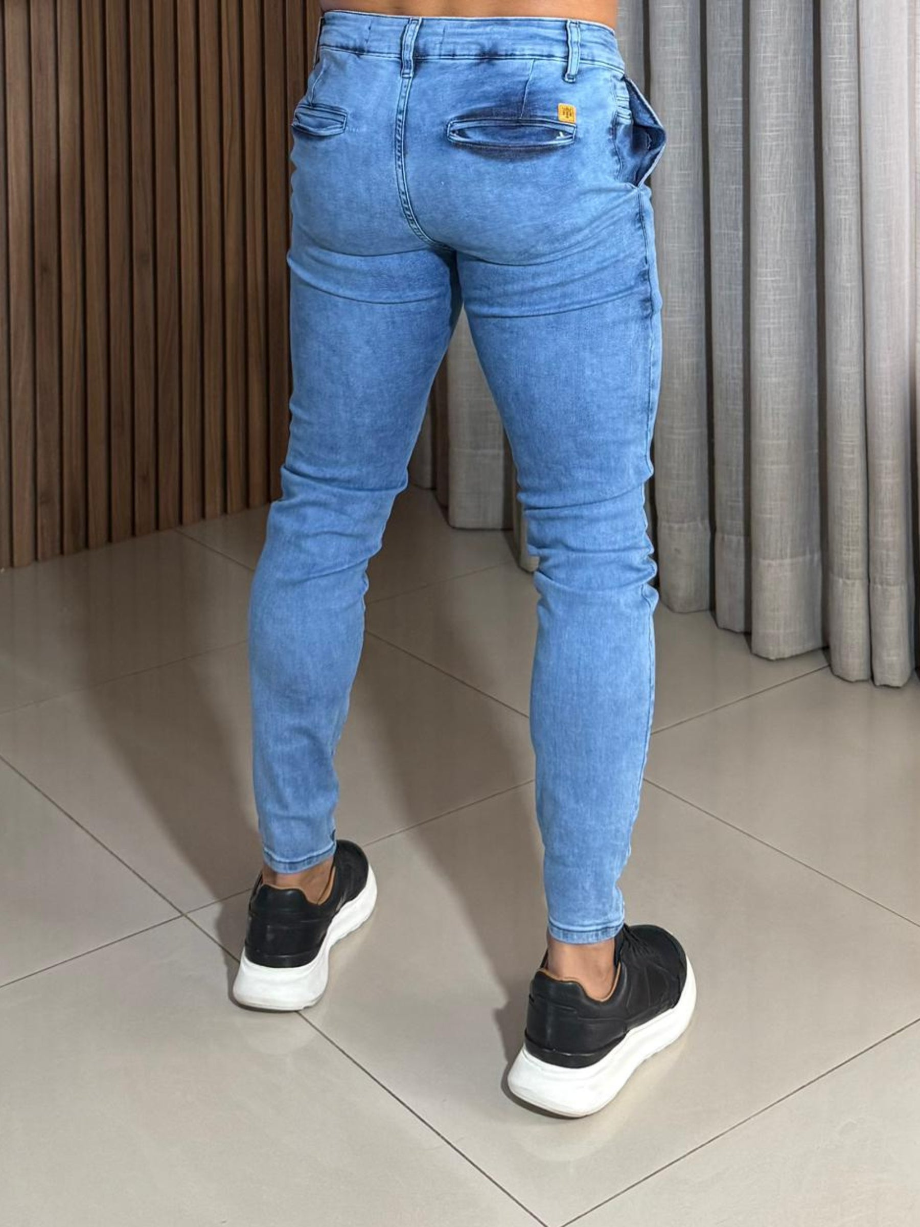 Calça Jeans Claro Bolso Faca True Hero