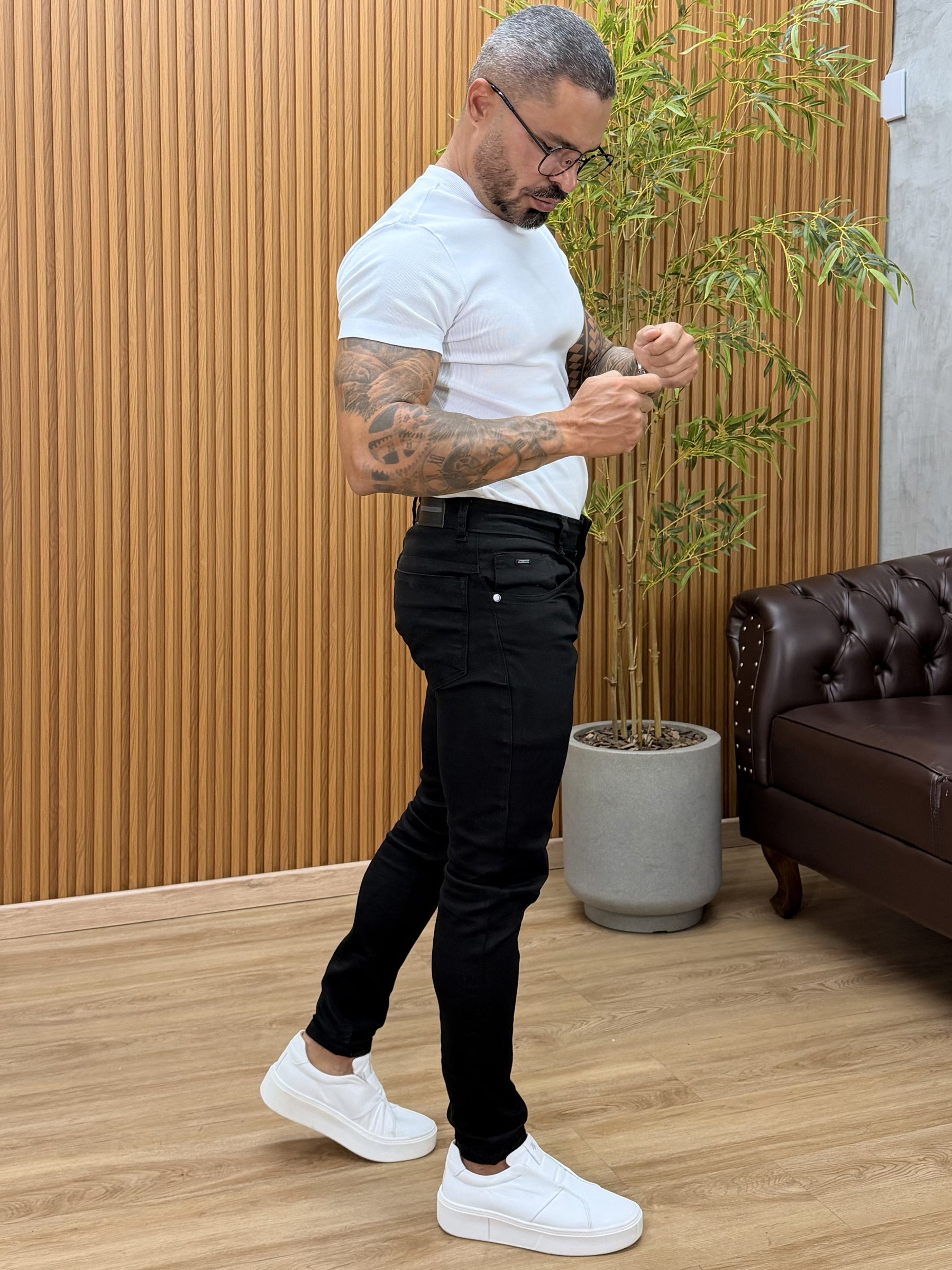 Calça Jeans Premium True Hero - Preta