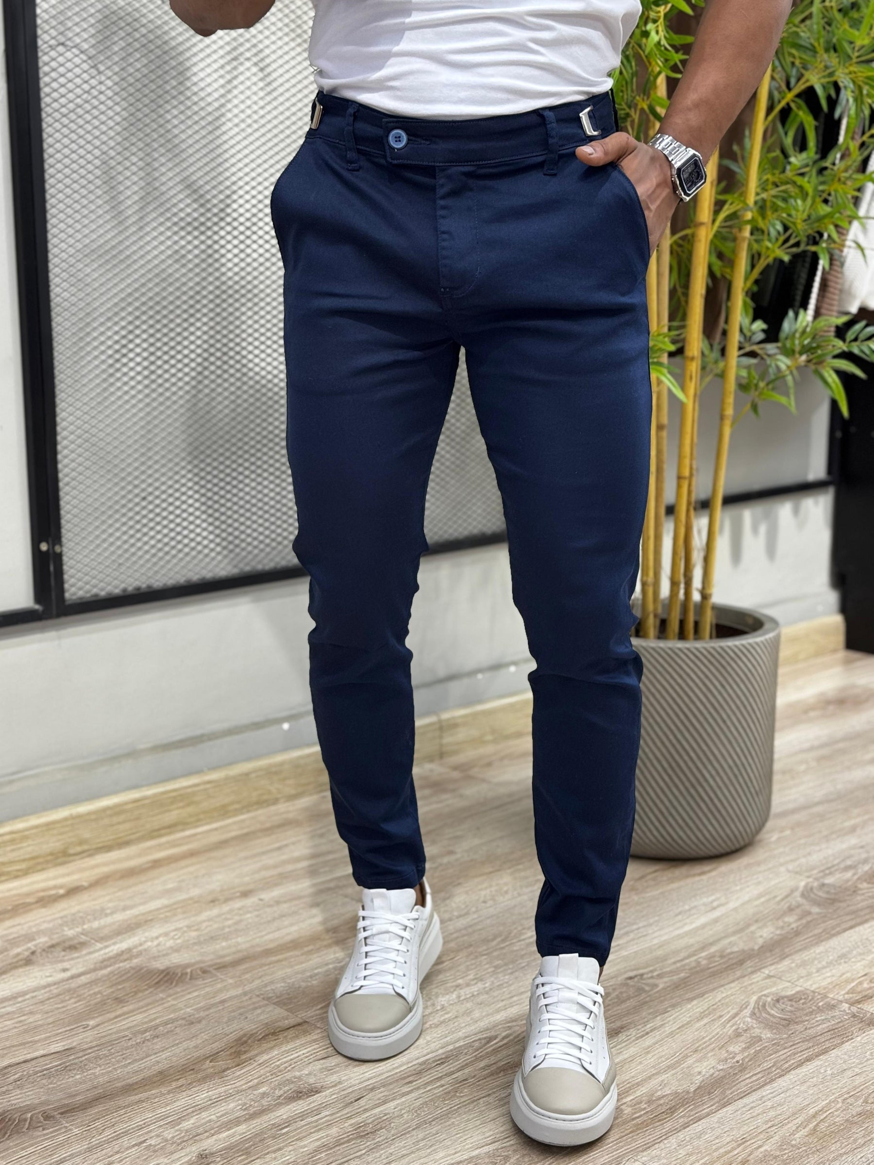 Calça Alfaiataria com Regulagem True Hero