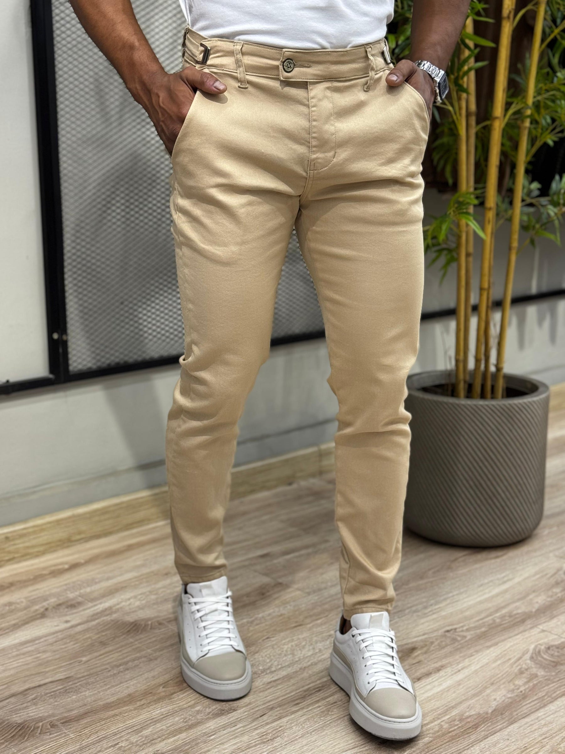 Calça Alfaiataria com Regulagem True Hero