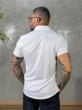 Camisa Social Acetinada Fibra de Bambú True Hero