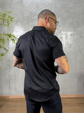 Camisa Social Acetinada Fibra de Bambú True Hero