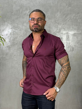 Camisa Social Acetinada Fibra de Bambú True Hero