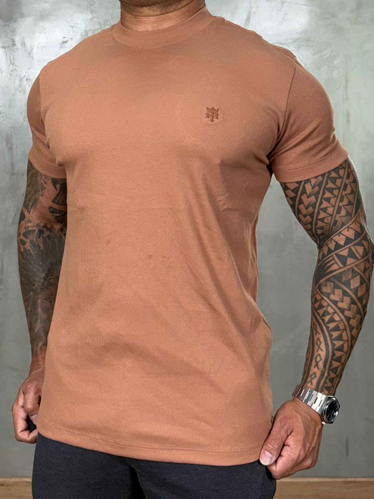 Camisa Canelada Gola Media True Hero