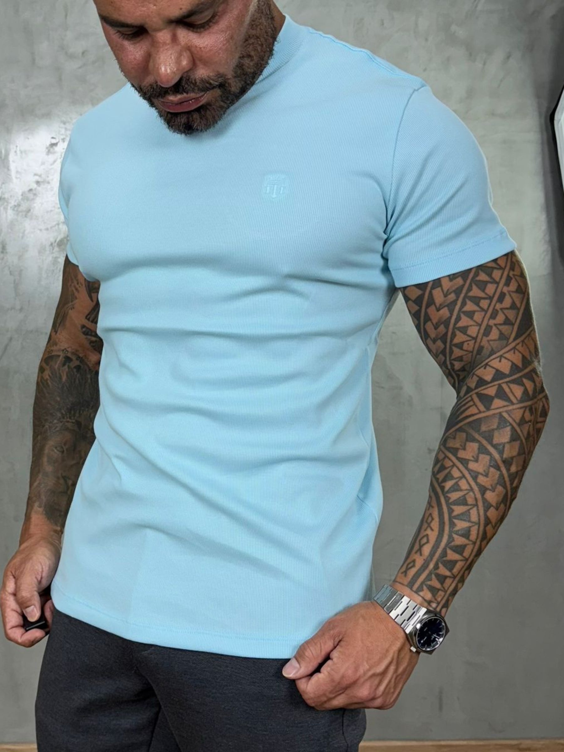 Camisa Canelada Gola Media True Hero