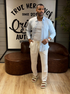 Camisa de Linho com Elastano Super Premium True Hero