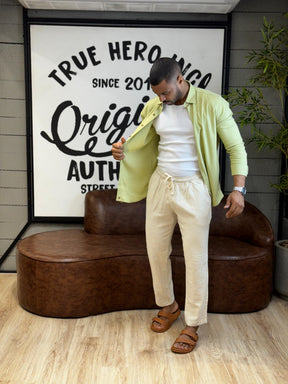Camisa de Linho com Elastano Super Premium True Hero