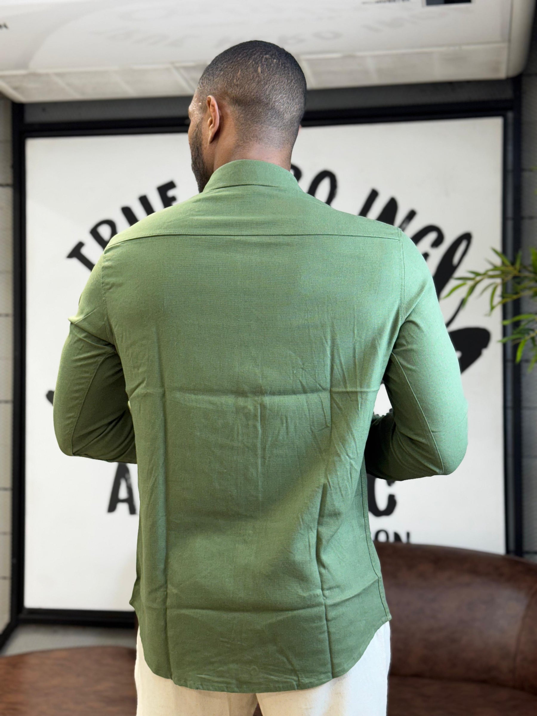 Camisa de Linho com Elastano Super Premium True Hero