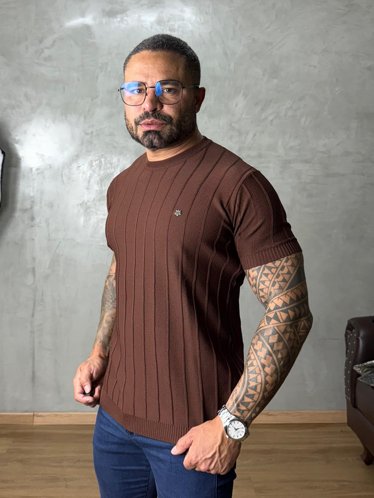 Camisa de Trico Listra True Hero