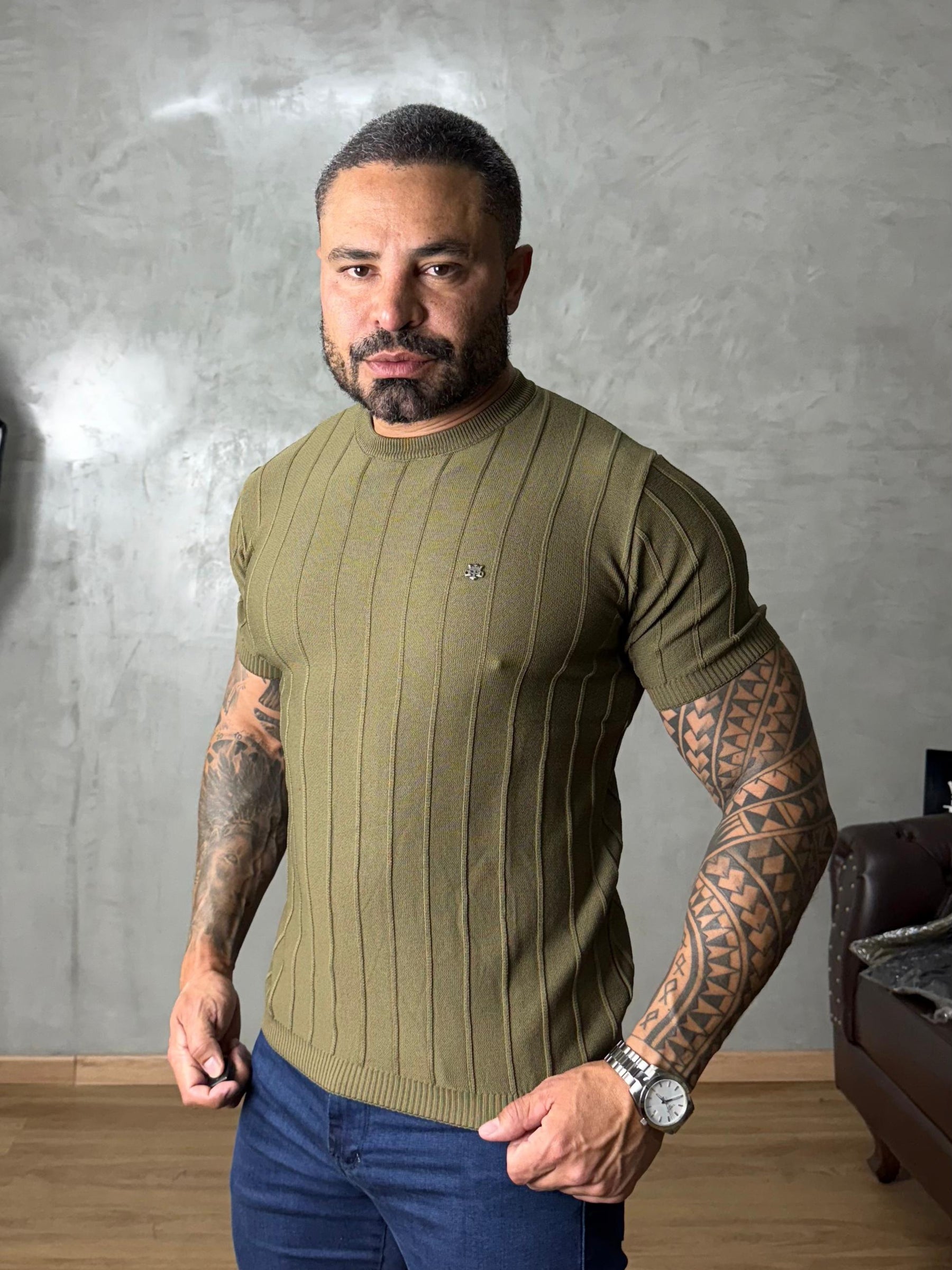 Camisa de Trico Listra True Hero
