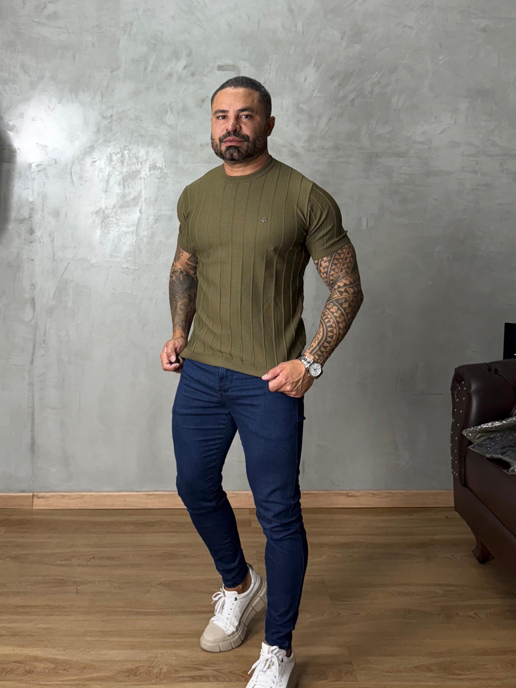 Camisa de Trico Listra True Hero