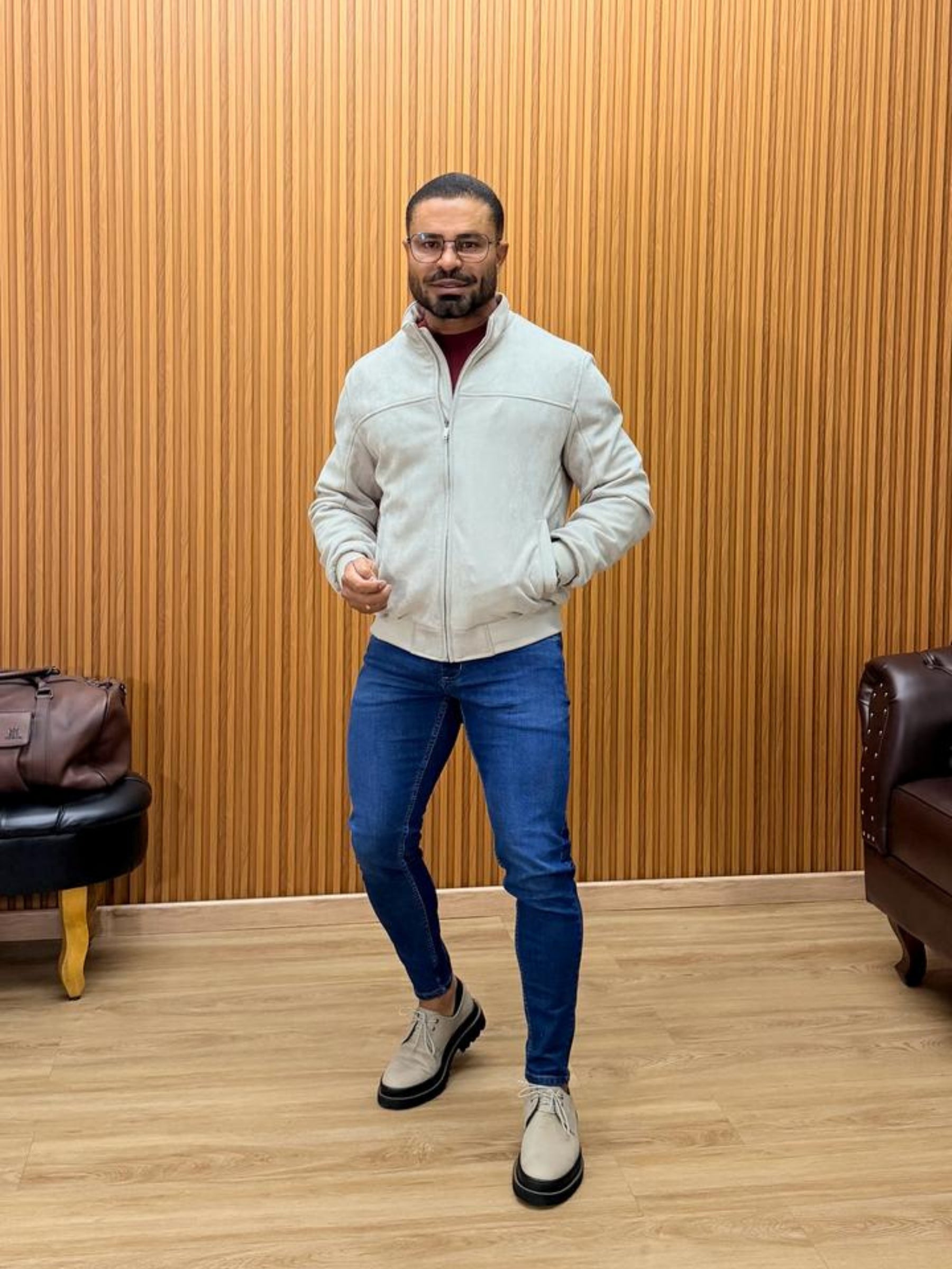Casaco Suede True Hero