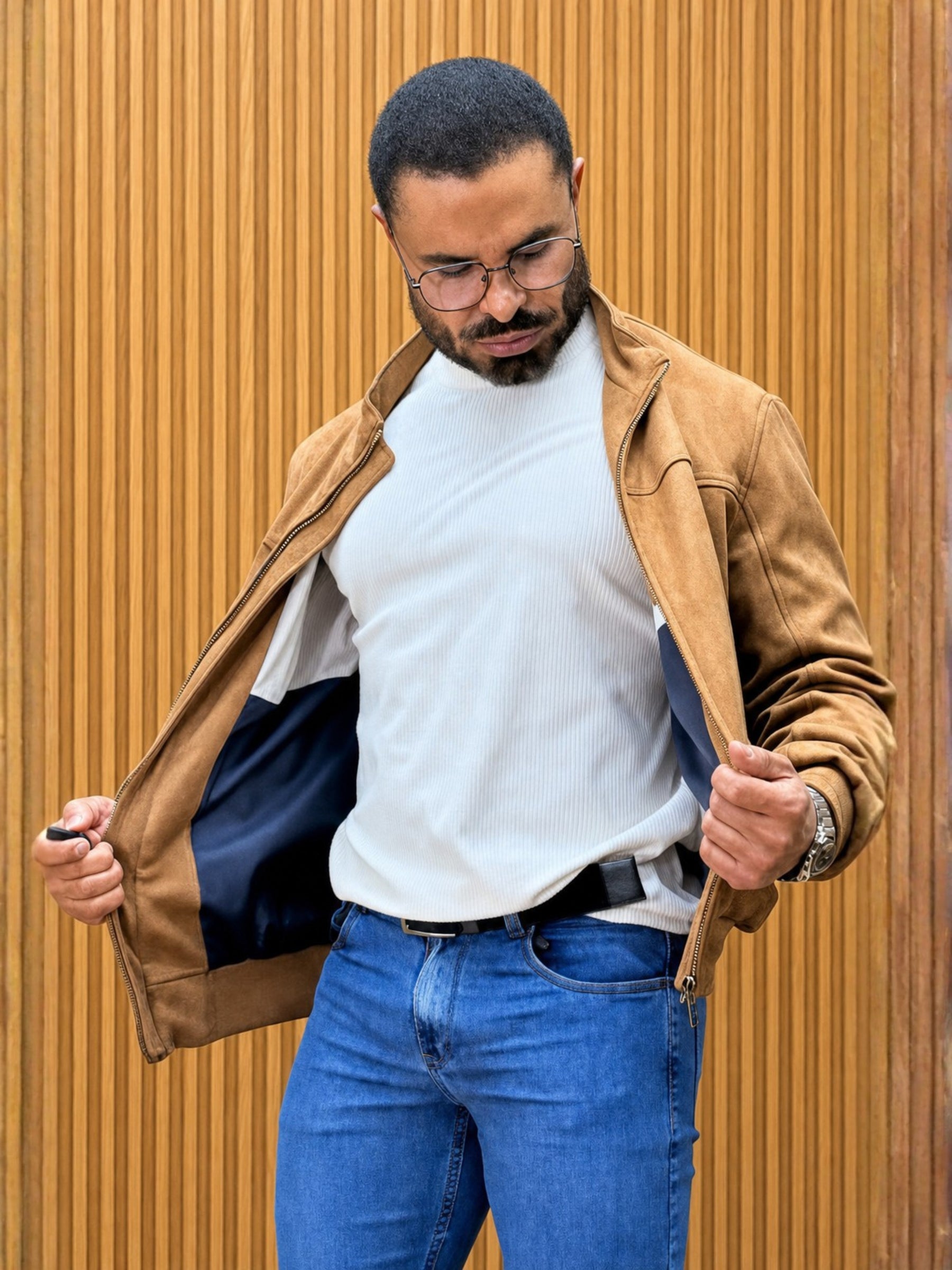 Casaco Suede True Hero