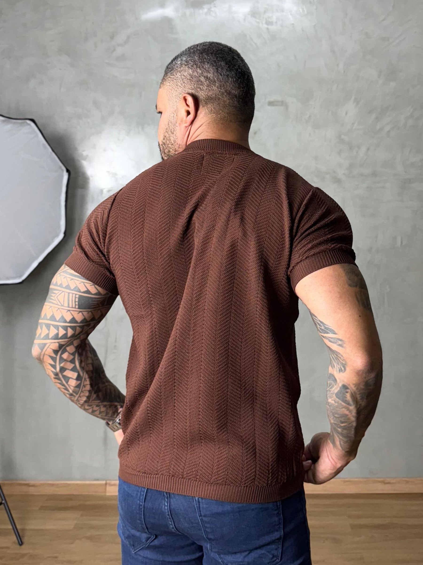 Camisa de Trico Texture True Hero