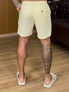 Bermuda de linho com Elastano Super Premium True Hero